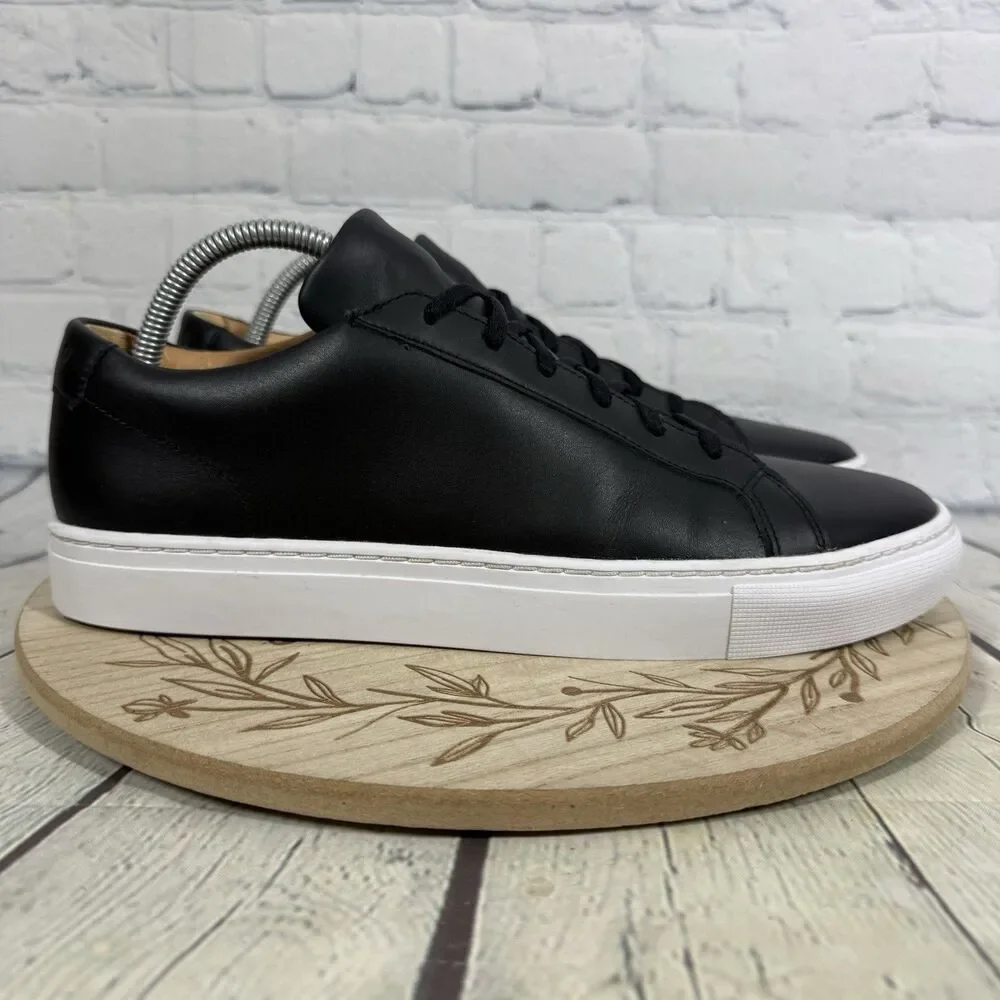 FootJoy Golf Shoes Mens 10 M Black Leather Spikeless Sneaker Preppy Casual